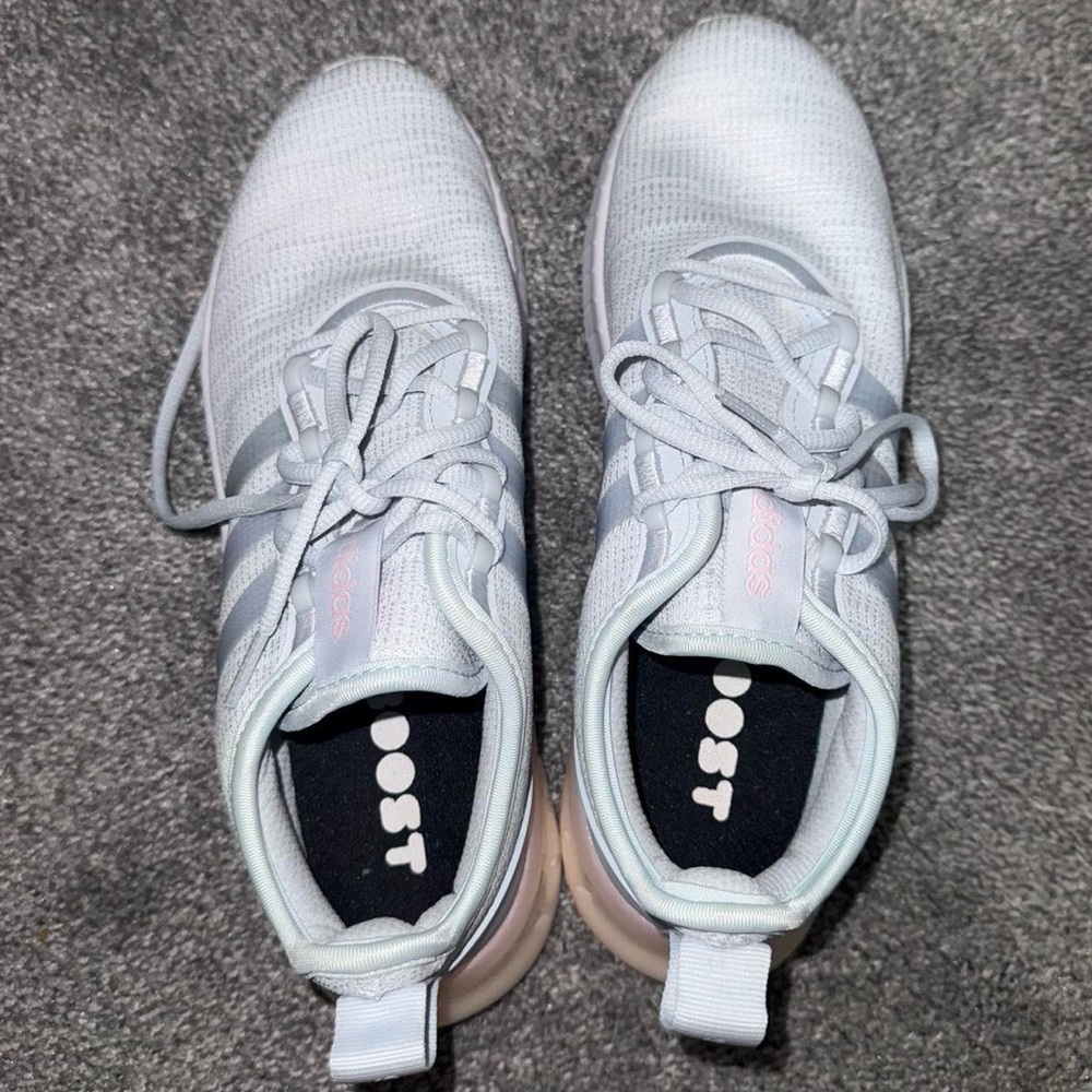 NO LONGER SOLD Halo Blue Grey Women’s Adidas Kaptir Running shoes!